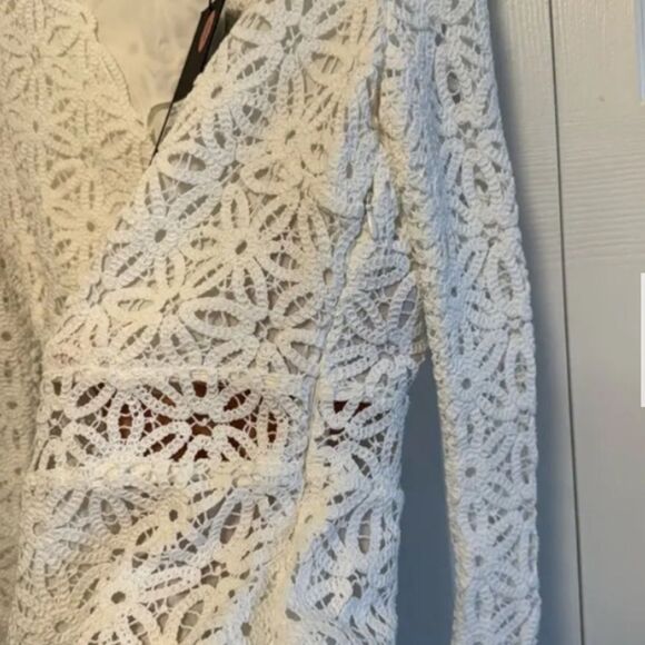 The Kooples White Long Sleeve Dress - Picture 10 of 15